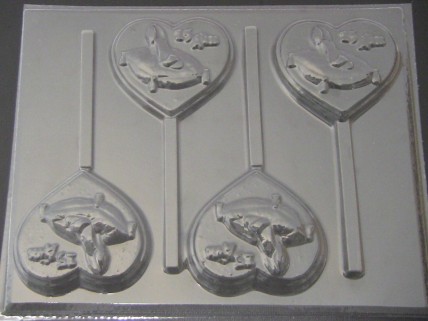 8502 Princess Slipper Shoe Sweet 15 Chocolate Lollipop Mold